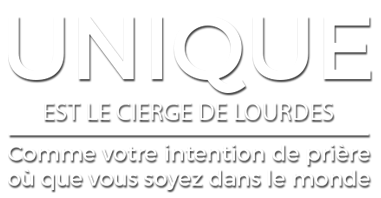 Unique est le Cierge de Lourdes